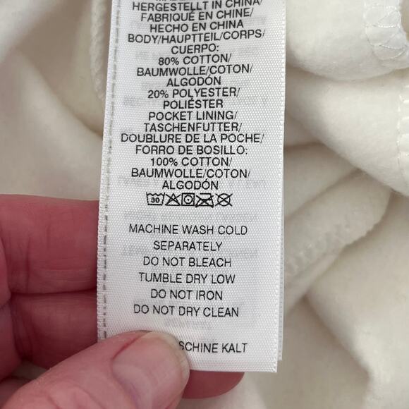 True Religion Winter White Collegiate Boyfriend Jogger Sweatpants Medium NWT - Picture 10 of 12